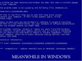Meanwhile BSOD in windows