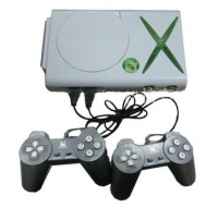 Фамиклон Xbox 360 с джойстиками фамиклона PlayStation